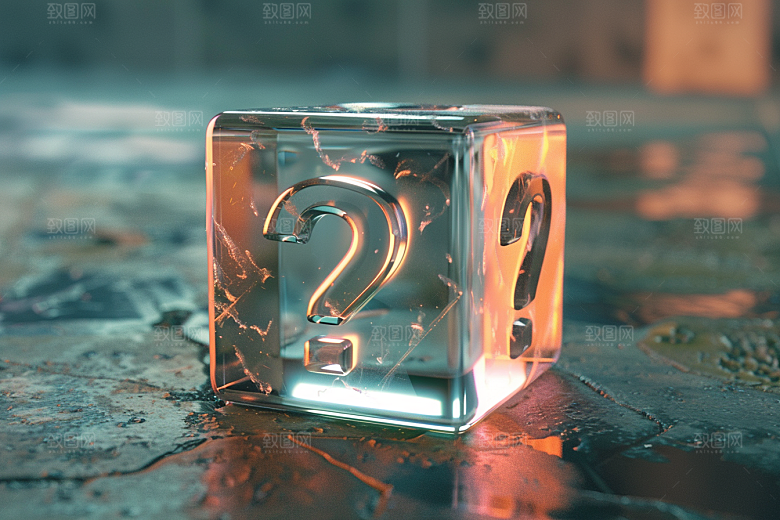 问号盒子趣味盲盒模型