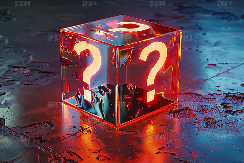 问号盒子趣味游戏模型
