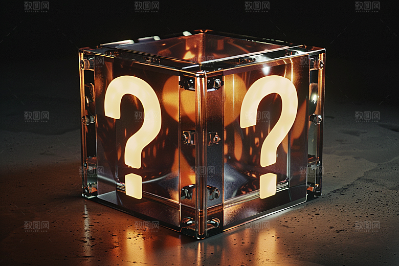 问号盒子游戏趣味模型