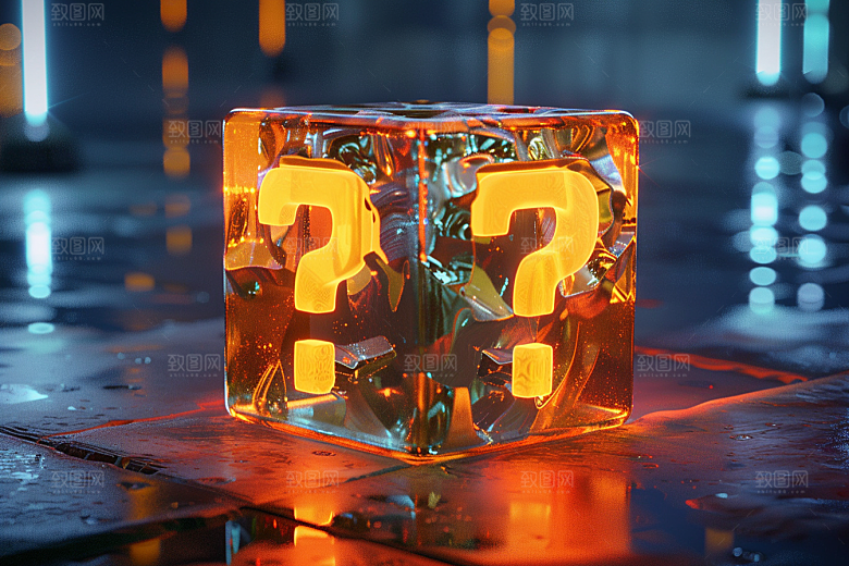 问号盒子游戏趣味模型