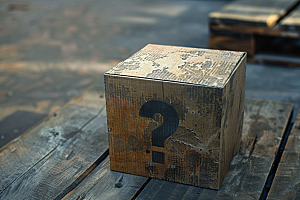 问号盒子游戏质感模型