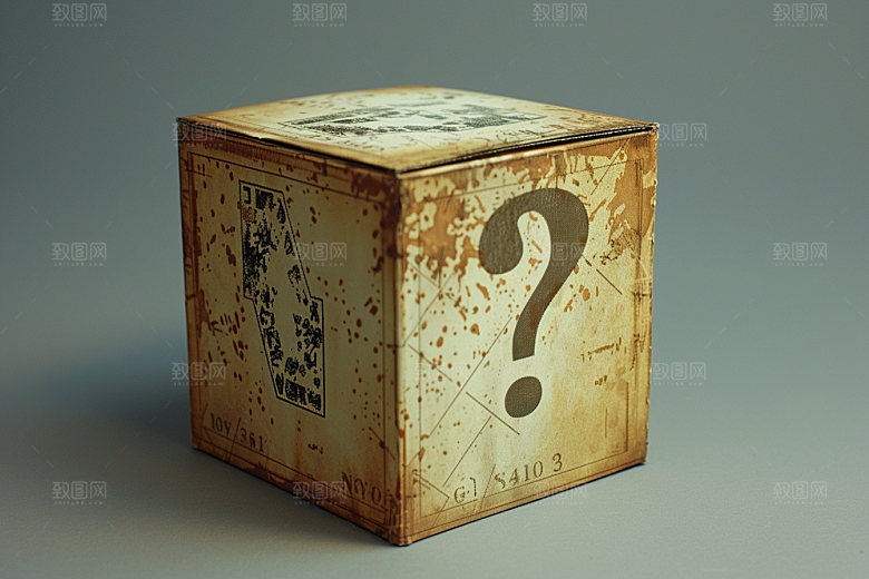 问号盒子游戏趣味模型