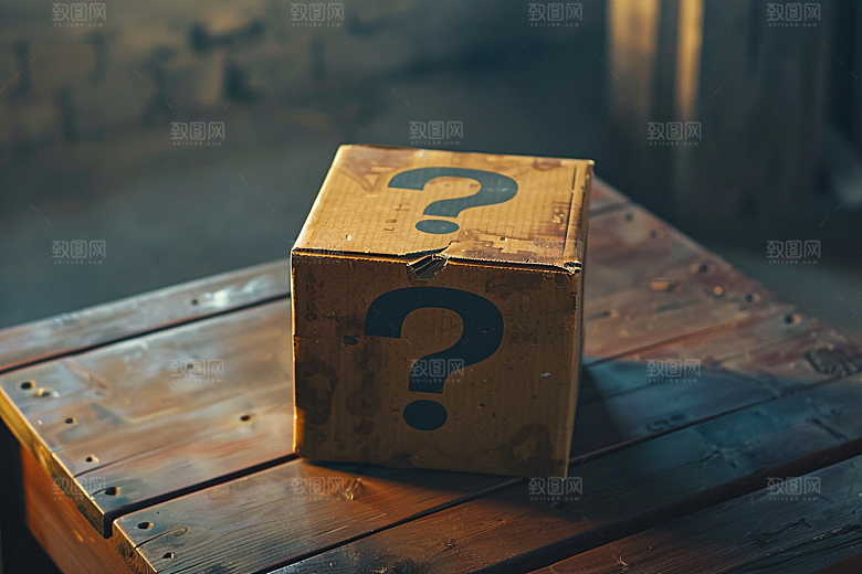 问号盒子电商高清模型