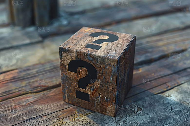 问号盒子游戏质感模型