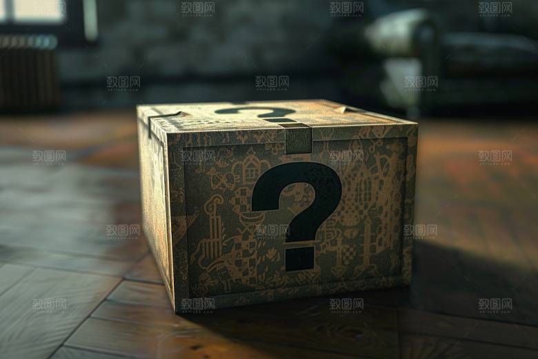 问号盒子立体趣味模型