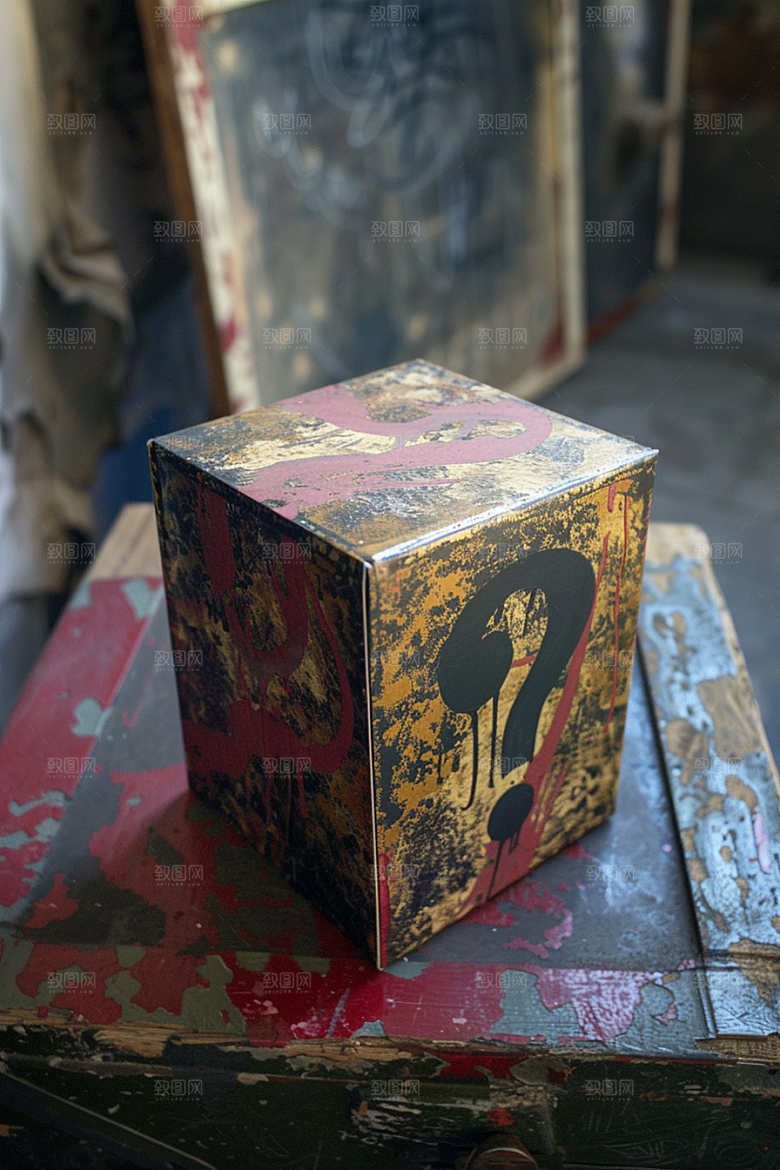 问号盒子趣味盲盒模型
