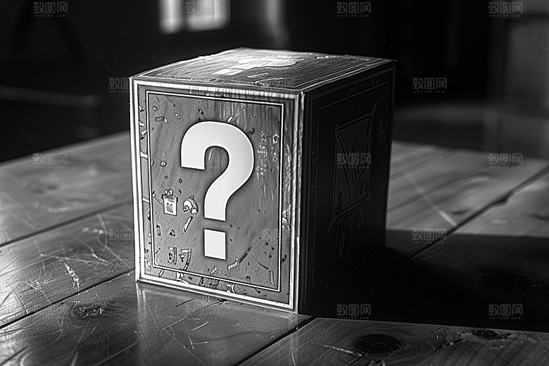 问号盒子游戏趣味模型