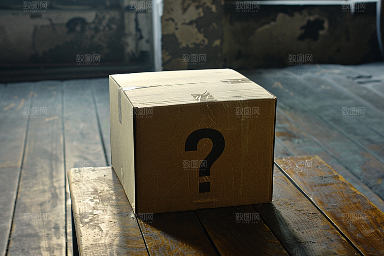 问号盒子电商道具模型