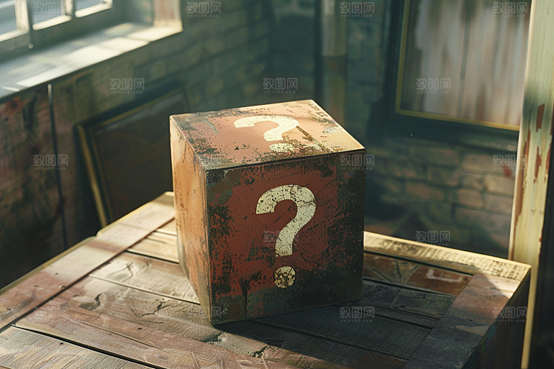 问号盒子游戏高清模型