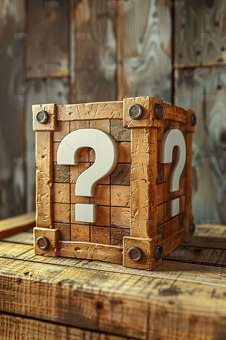 问号盒子惊喜趣味模型