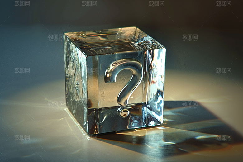 问号盒子高清立体模型