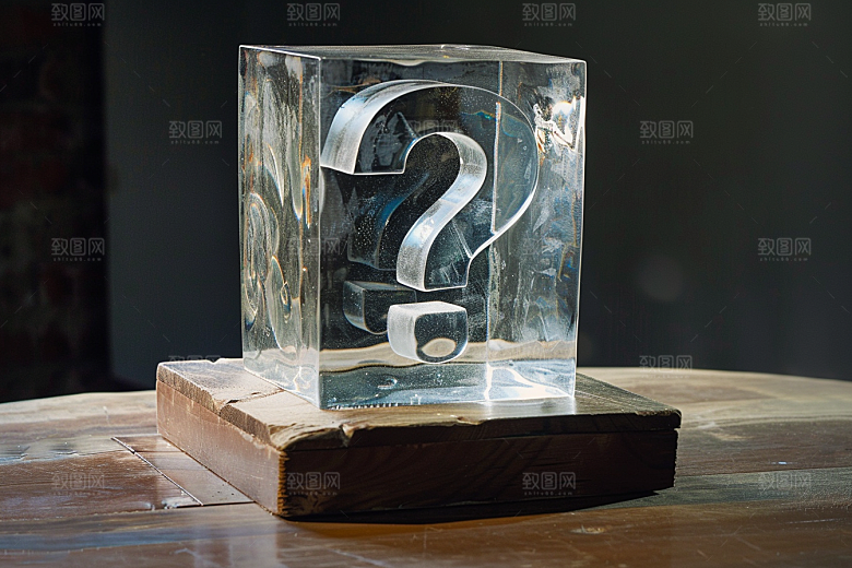 问号盒子高清立体模型