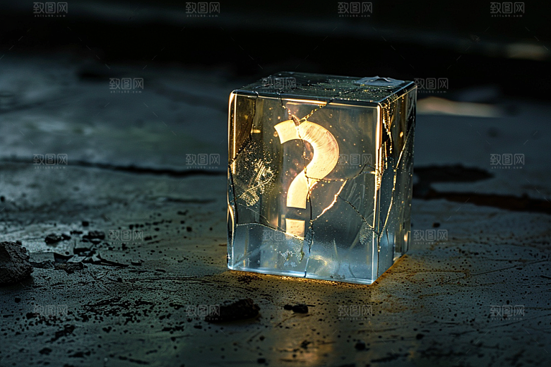 问号盒子趣味立体模型