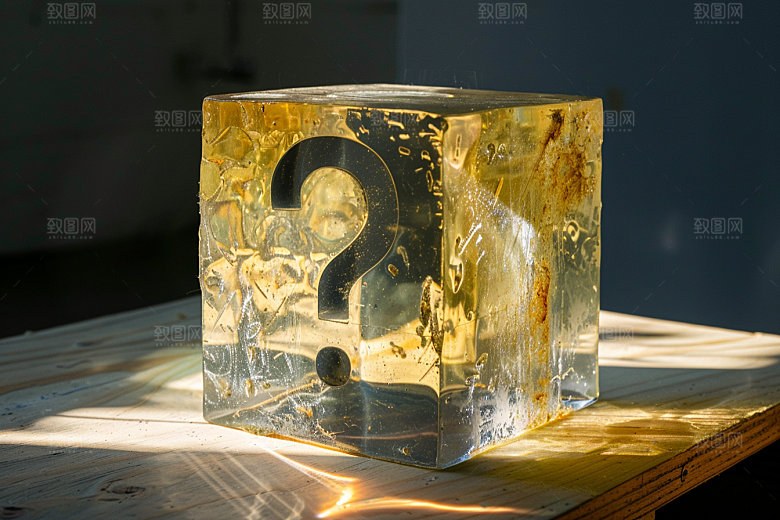 问号盒子盲盒高清模型