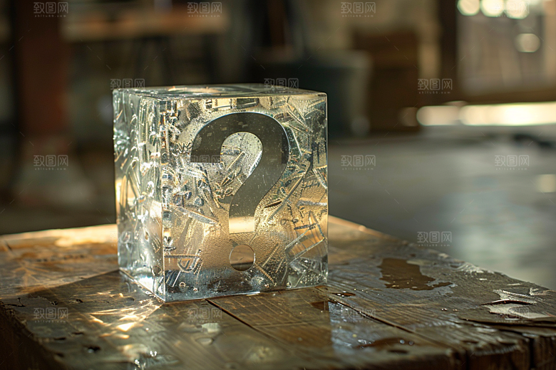 问号盒子道具高清模型
