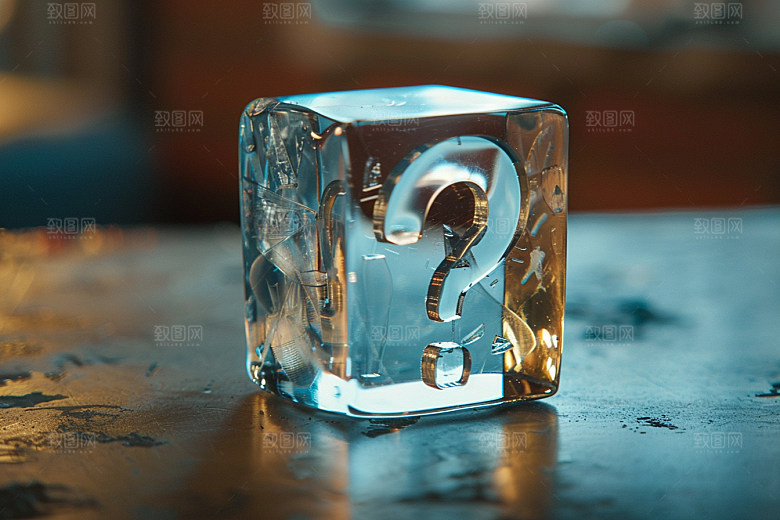 问号盒子质感惊喜模型