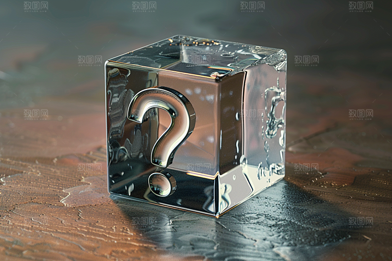 问号盒子盲盒高清模型