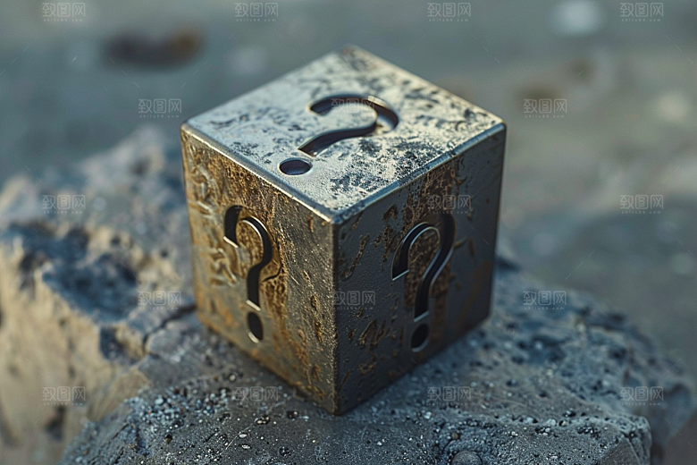 问号盒子盲盒立体模型