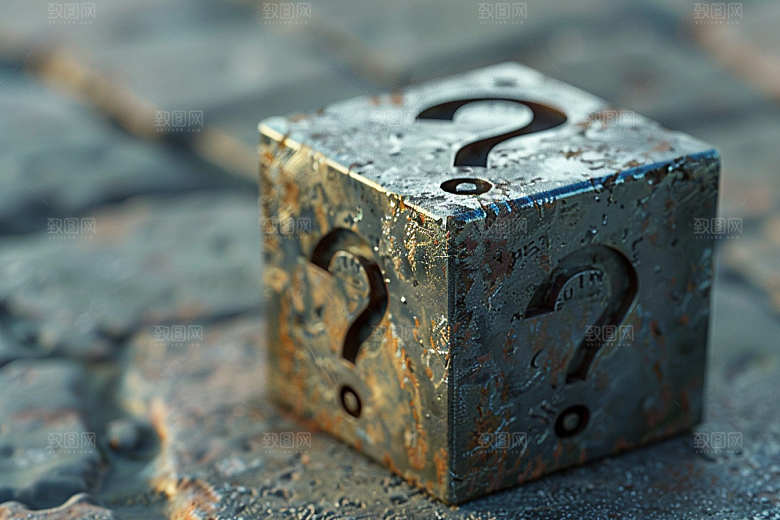 问号盒子盲盒惊喜模型