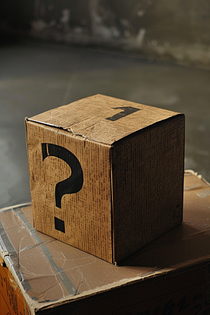 问号盲盒马里奥金币盒子模型