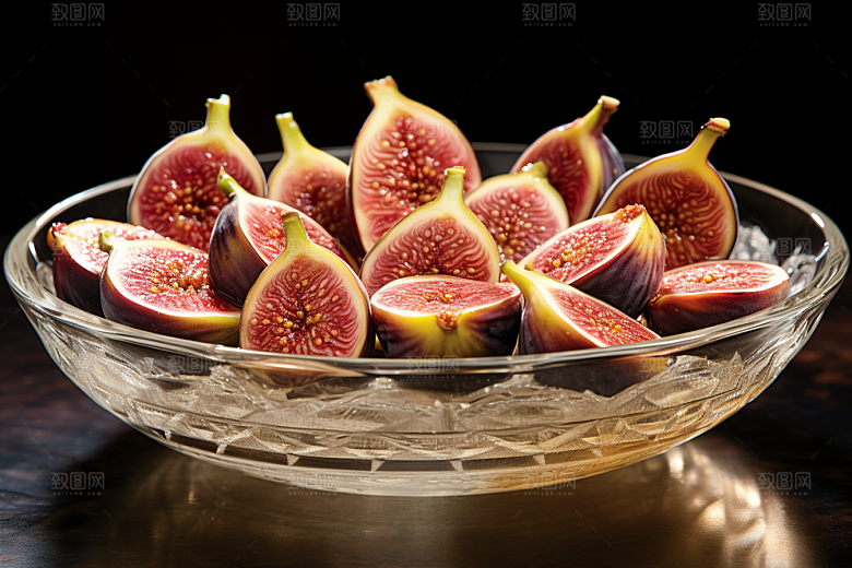 无花果糖包子素材摄影图