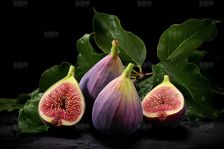 无花果高清美食摄影图
