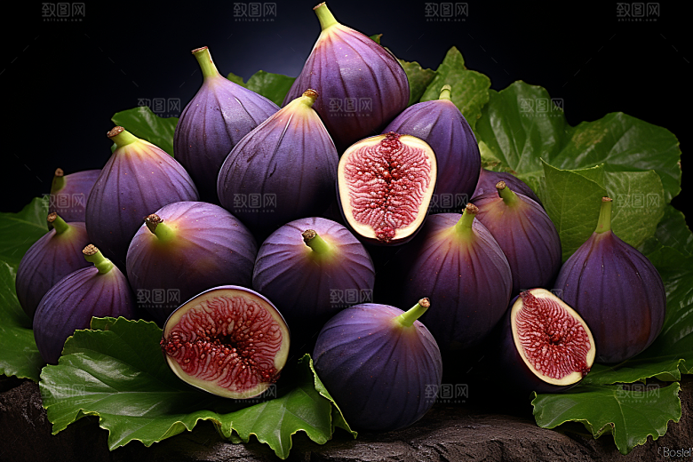 无花果美食素材摄影图