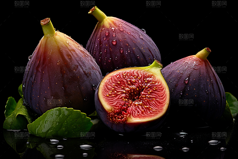 无花果高清美味摄影图