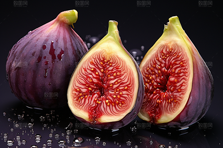 无花果高清水果摄影图
