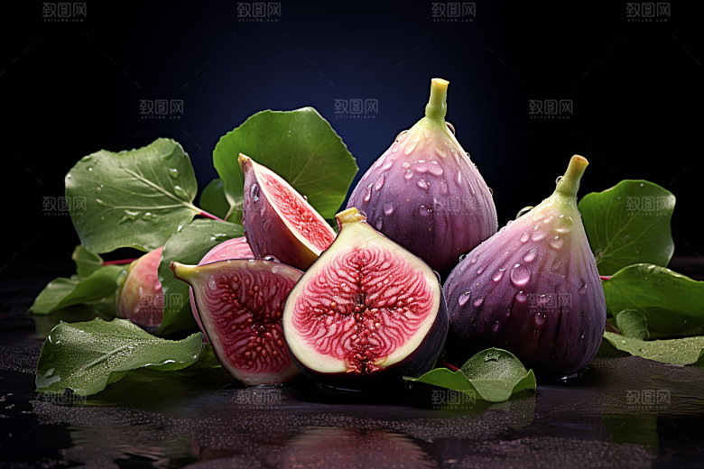 无花果自然素材摄影图
