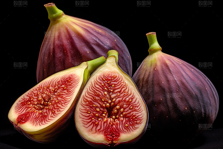 无花果美食果实摄影图
