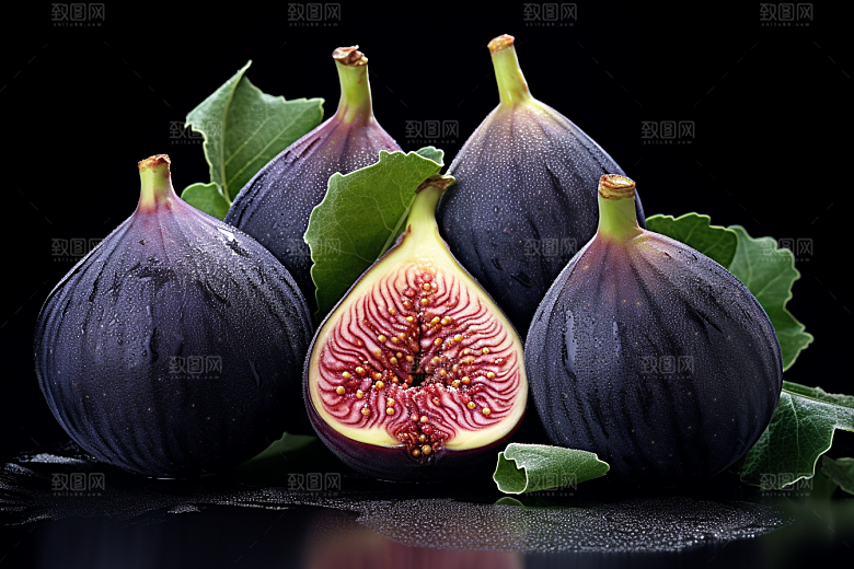 无花果高清美食摄影图