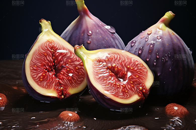 无花果水果美味摄影图
