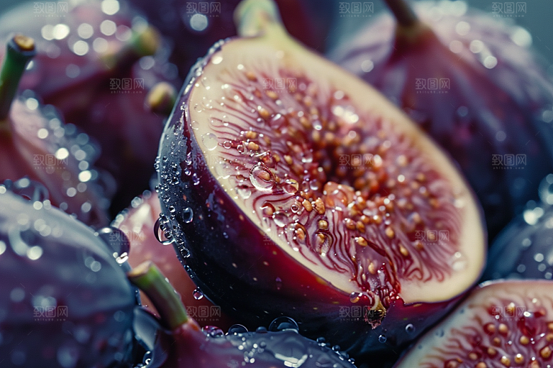 无花果美食水果摄影图