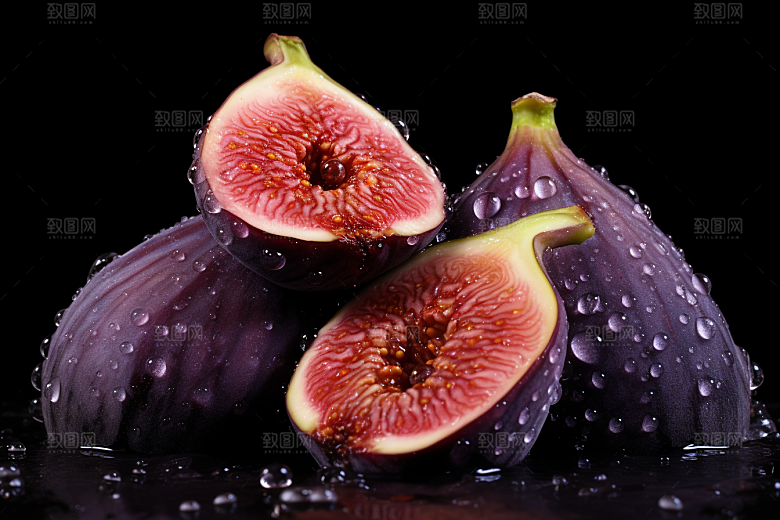无花果高清美食摄影图