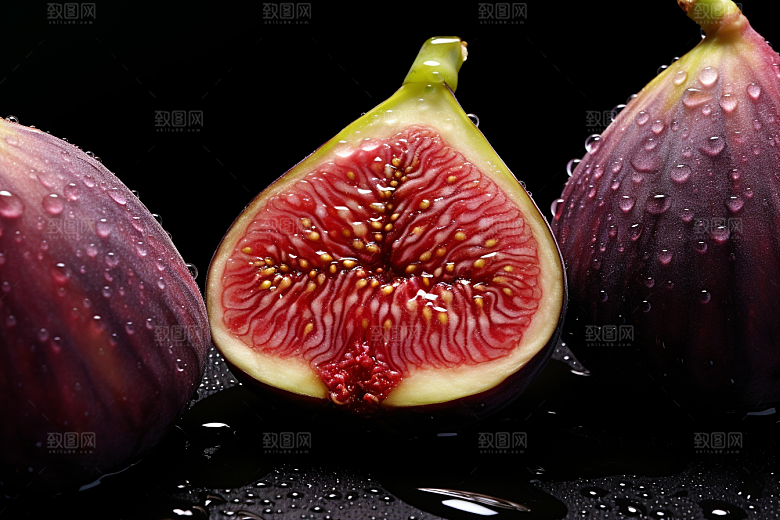 无花果高清美食摄影图