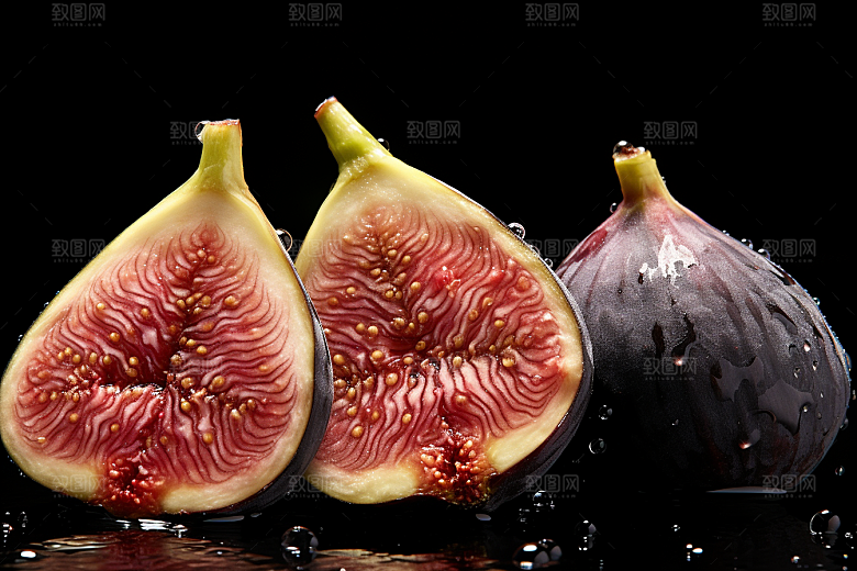 无花果美食水果摄影图
