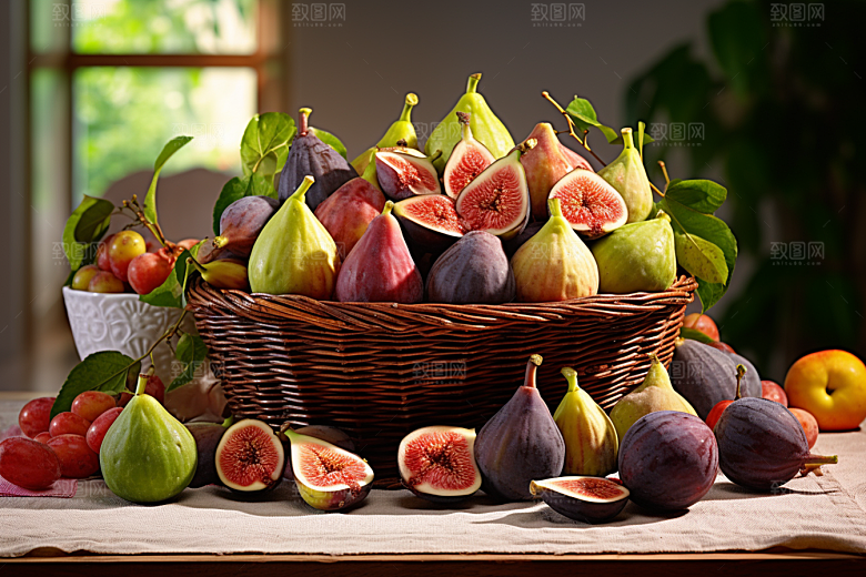 无花果果实自然摄影图