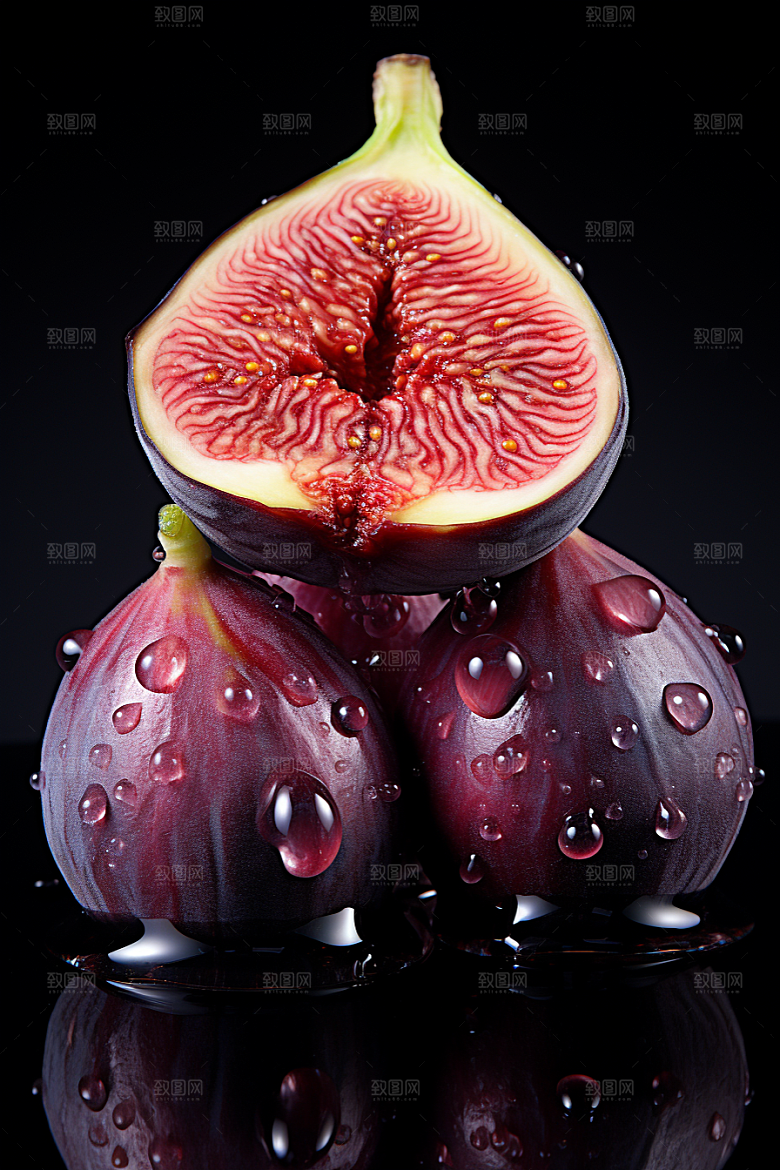 无花果水果高清摄影图