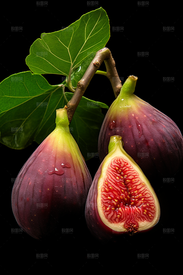 无花果高清美食摄影图