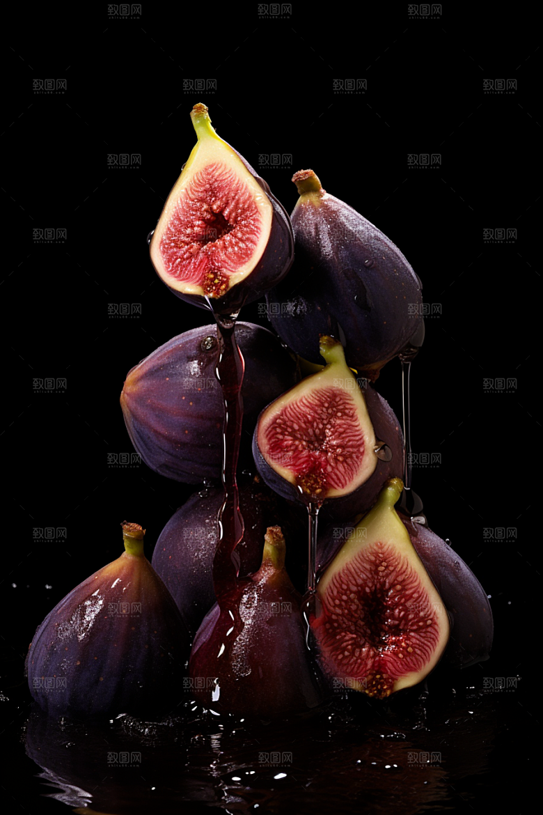 无花果美食高清摄影图