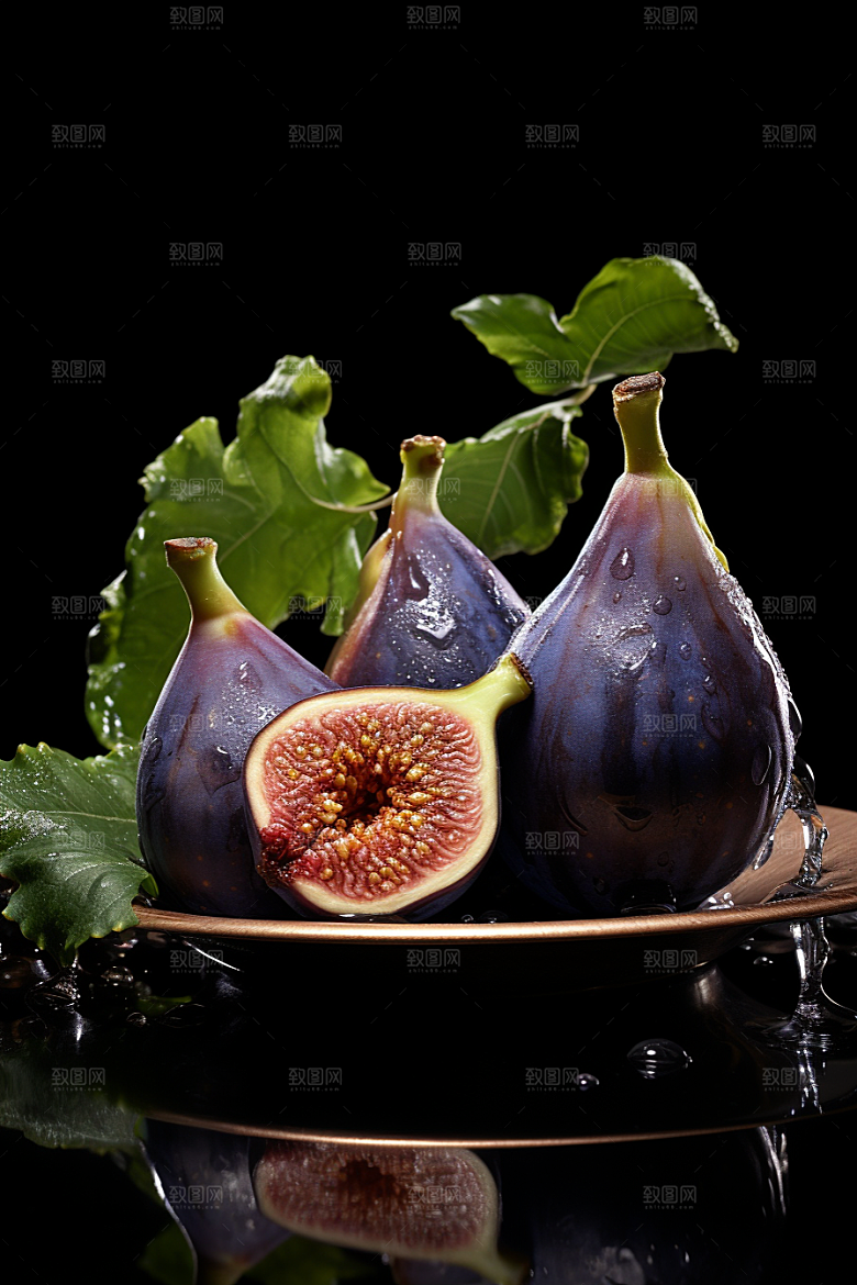 无花果高清美食摄影图
