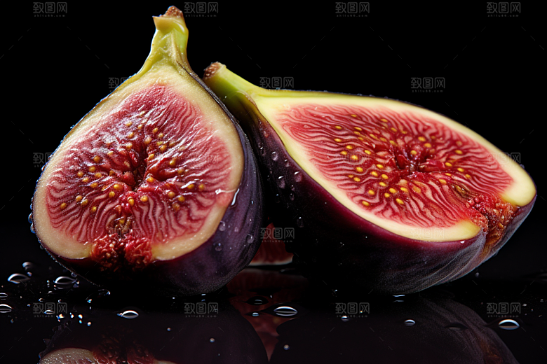 无花果美食素材摄影图