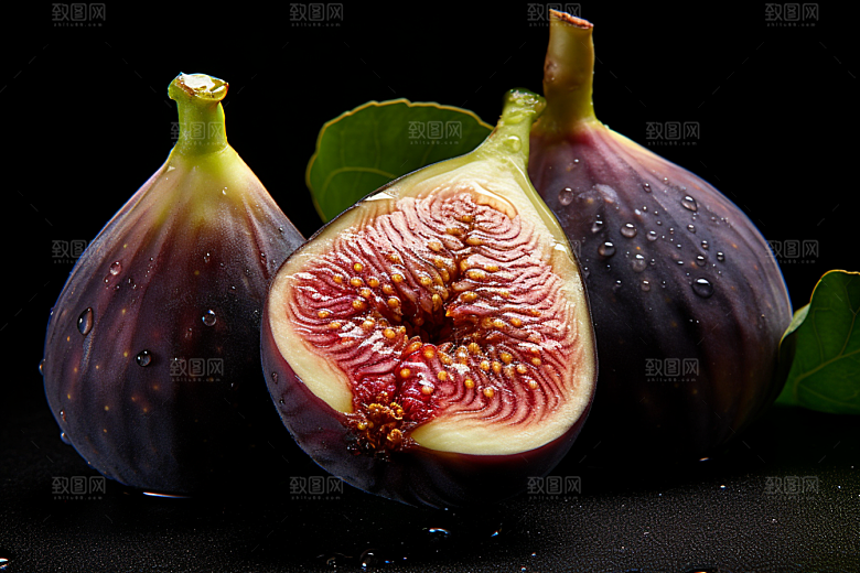 无花果高清美味摄影图