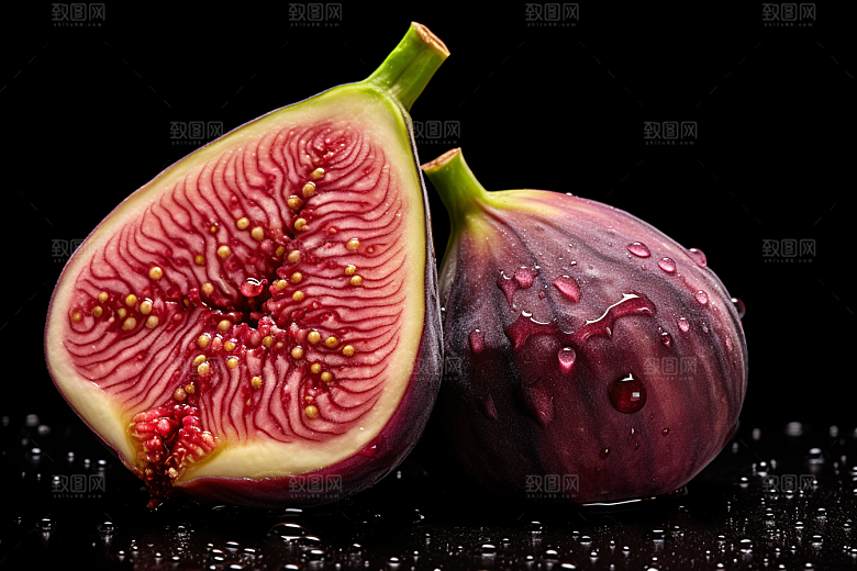 无花果素材美食摄影图
