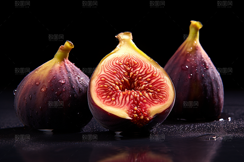 无花果素材美食摄影图
