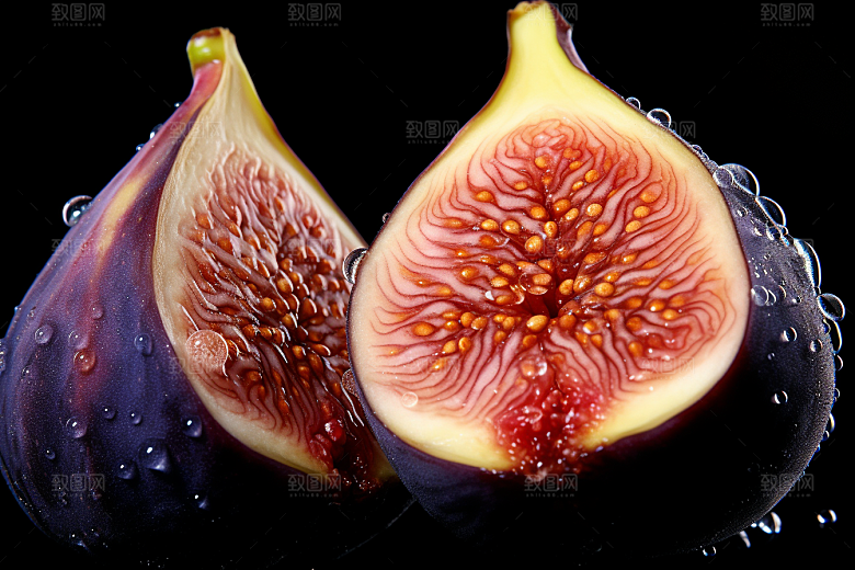 无花果高清糖包子摄影图