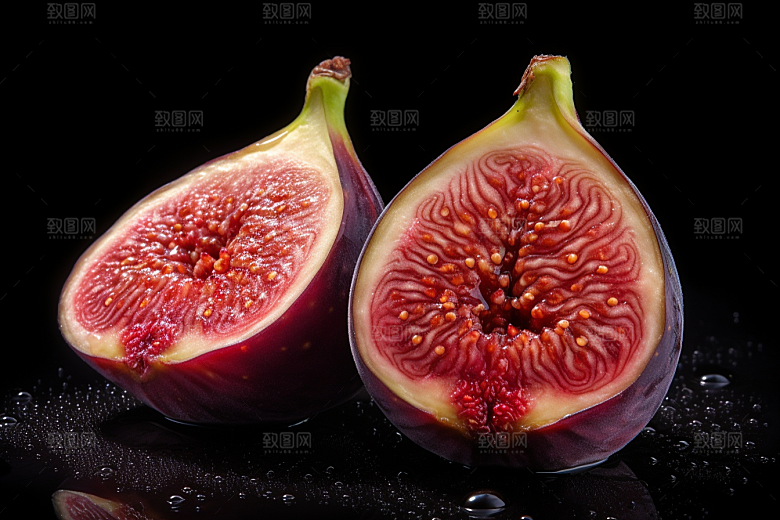 无花果自然美食摄影图