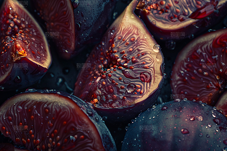 无花果素材美食摄影图