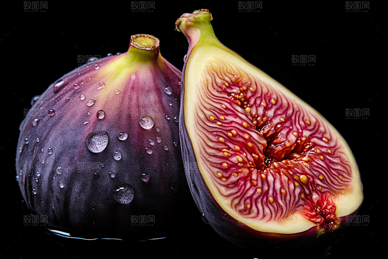 无花果水果高清摄影图